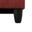 Ensemble de canapé modulaire en L avec coussins de dossier 2 pièces Red Velvet-97430004