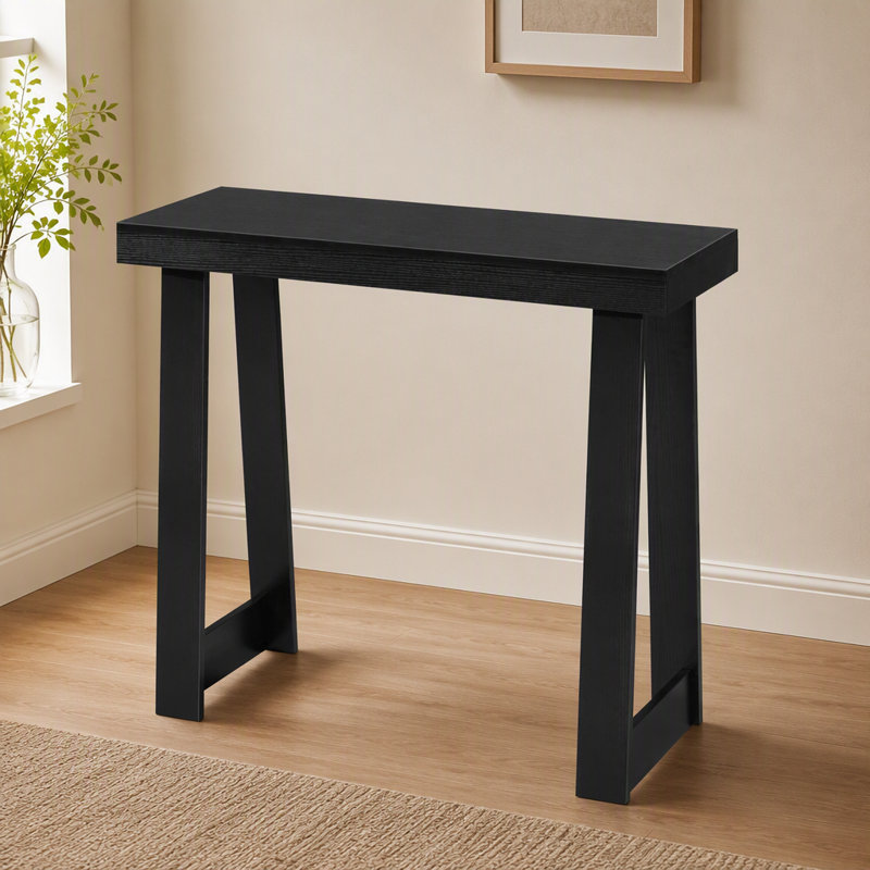 Console en bois, table basse, H 31,9 po x l 36,03 po x P 12,02 po