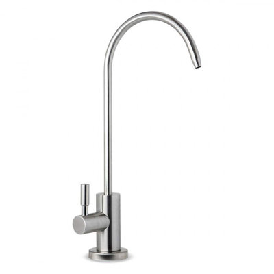 iSpring GA1-SS Stainless Steel Kitchen Bar Sink Reverse Osmosis RO Filtration Drinking Water Faucet, Lead-Free in Stainless Steel Finish