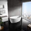 66.9'' x 31.5'' Soaking Fiberglass Bathtub