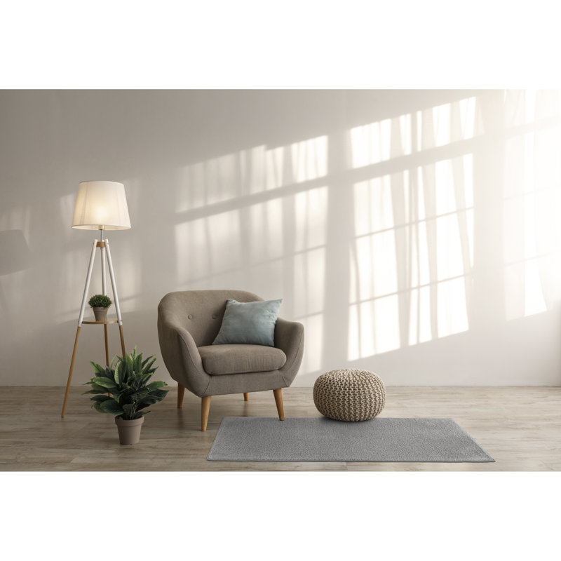 Celise 2 ft. x 5 ft. Basic Utility Area Rug Gray, Runner 2' x 5'