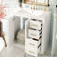 Solid Wood Frame 30'' Bathroom Vanity With Ceramic Sink, Soft - Closing Hinges, Boards, 3 Drawers, Ample Storage, Exquisite Metal Handle, Retro Appearance Frame, , Unique Groove Pattern, Smooth
