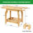 Mavino 25.2'' W Bamboo Shower Bench-1806400386