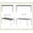 Charen 7 - Person Extendable Solid Wood Solid Wood Top Four Leg Dining Set