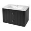 Meuble-lavabo de salle de bain flottant 30 po avec poignées ovales et bord arrondi-1627099775