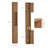 Bathroom Narrow Tall Storage Cabinet with 2 Doors, 1 Drawer, Natural-124715719