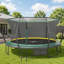 Trampoline 14 pi Springfree No Gap avec cordes élastiques pour une expérience de rebondissement sécuritaire, silencieuse et douce