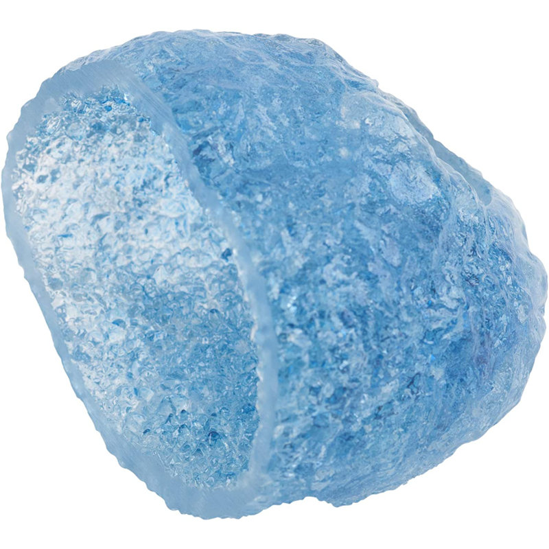 Déco-réplique saphir bleu cristal grotte aquarium