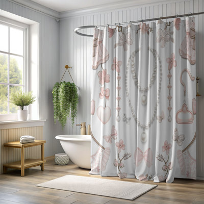 Blush Chic - Premium Shower Curtain 99