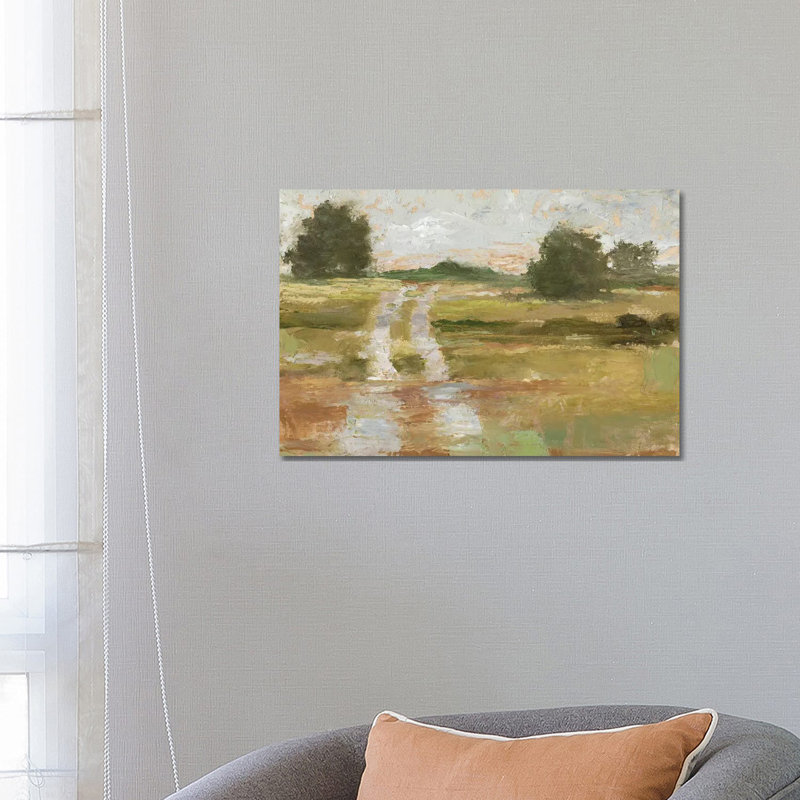 « Back Country Road II » par Ethan Harper, reproduction d’art, H 18 po x l 26 po x P 1,5 po, Toile tendue, Pas de tapis