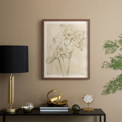 «Spring Promises II», reproduction encadrée - bois massif