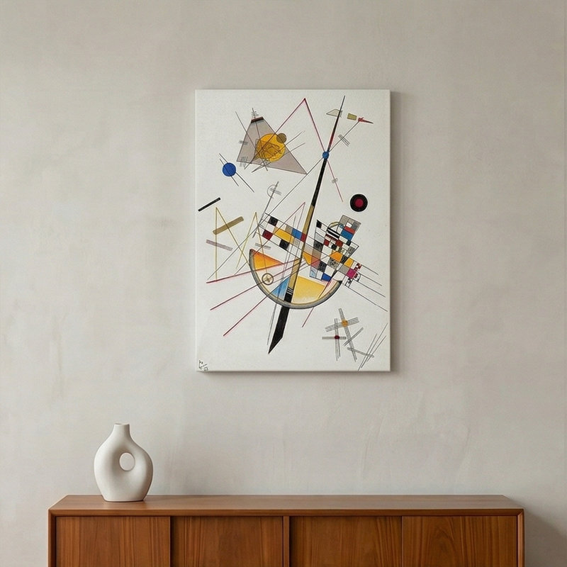 Geometric Symphony Abstract Canvas Wall Art