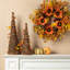 24"H Fall Rattan Berries and Maple Leaves Table Tree