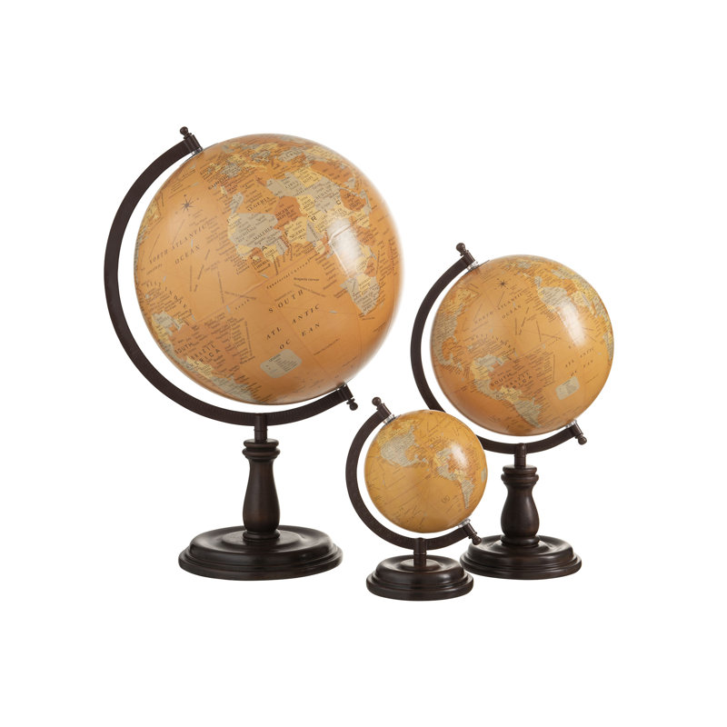 Tabletop Globe, 39cm H x 22cm W x 20cm D