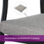 Fauteuil en acier tressé avec coussin Aiden-121450080