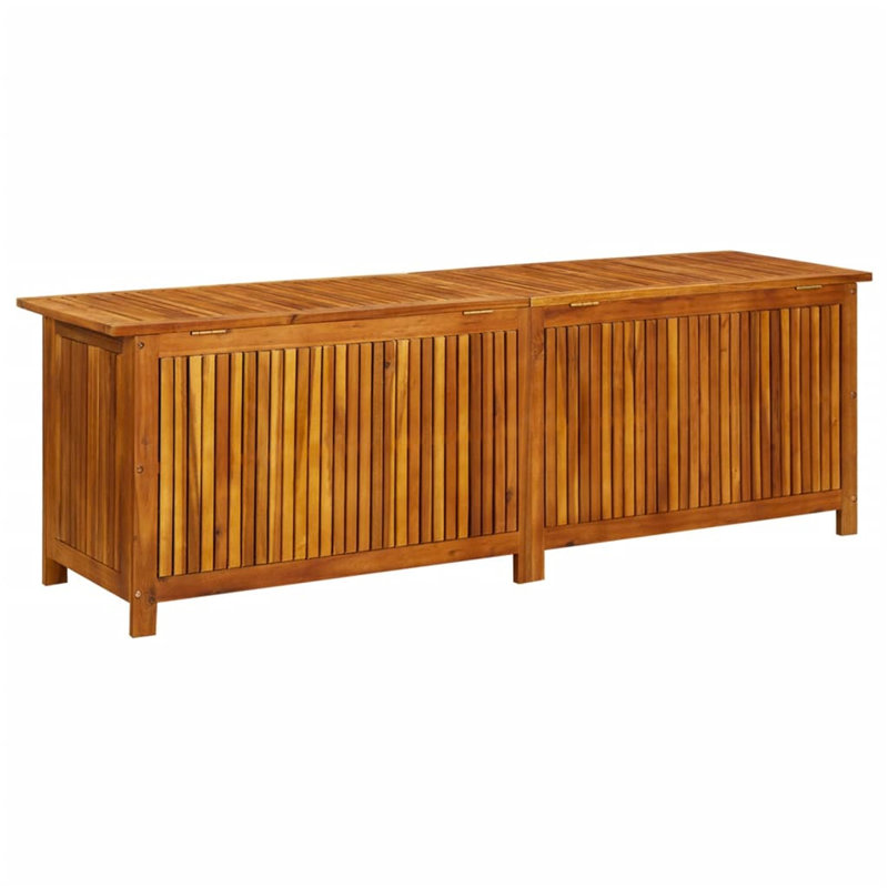 Union Rustic Amrita 175cm W 200L Water Resistant Acacia Solid Wood Deck Box in Brown