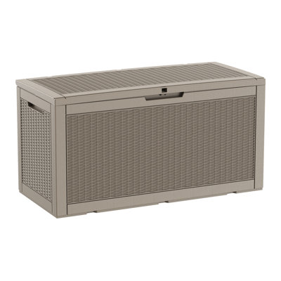 48.06"w 100 Gallon Water Resistant Resin Lockable Deck Box by MINDYES