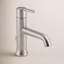 Robinet de salle de bain en nickel brossé Trinsic, robinet de lavabo monotrou pour meuble-lavabo, ensemble de drain à bouton-poussoir en métal, acier inoxydable-197715219