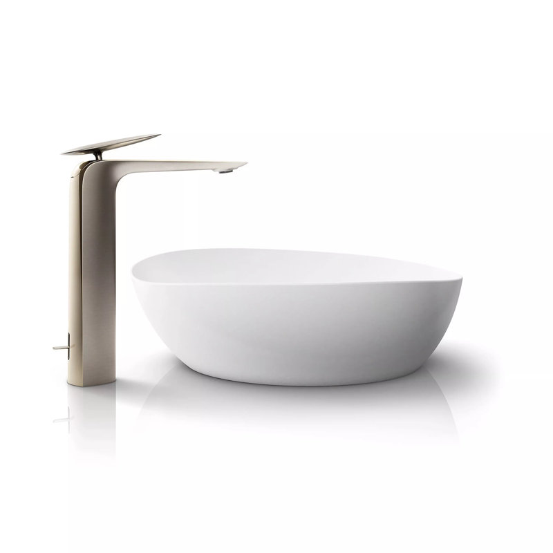 TOTO® Kiwami® Asymmetrical Vessel Bathroom Sink, Matte White