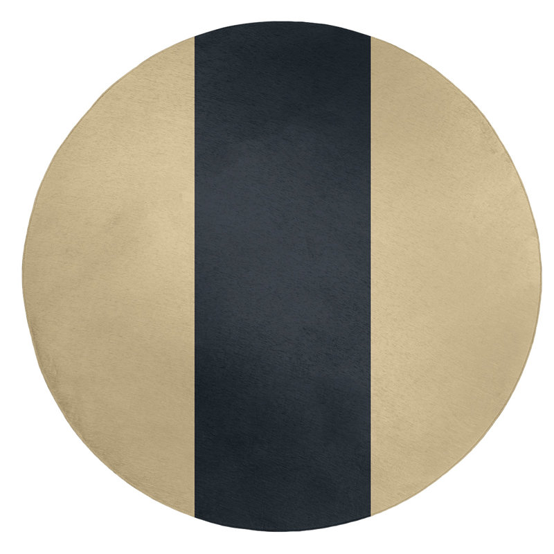 Chenille Indoor Rug, Round 5'