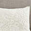 Édredon double / grand, chenille, coton floral, 2 taies décoratives, lavable à la machine, infroissable et chenille 3 pièces, rembourrage, décoration de chambre chic et décontractée, lavable standard