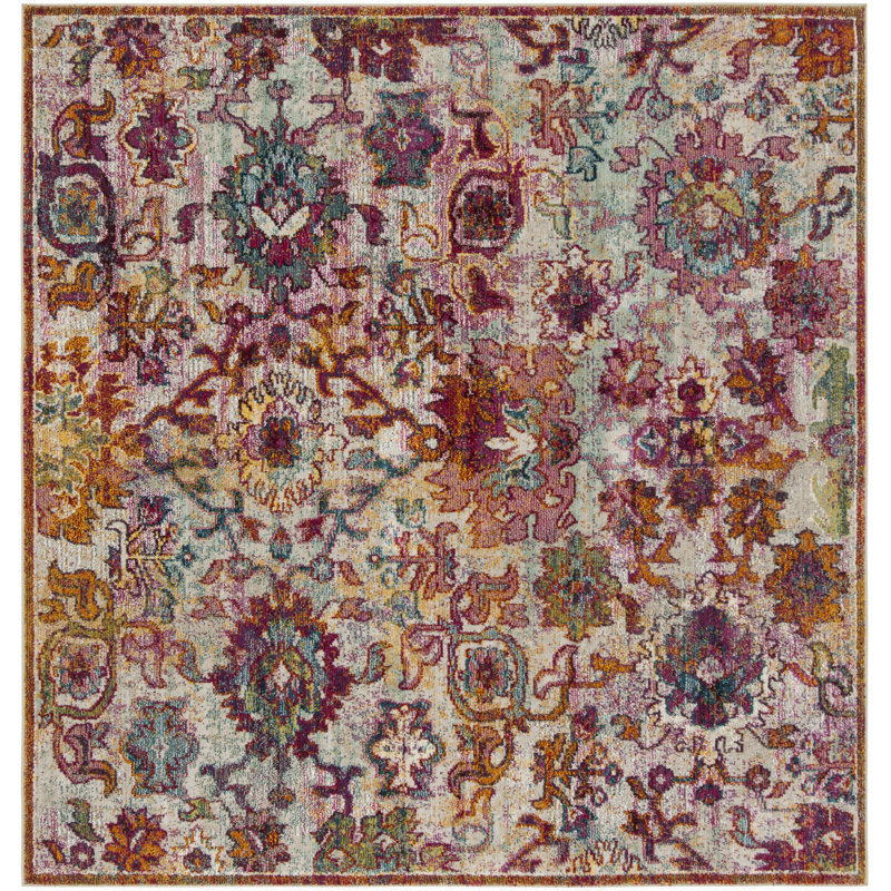 Mcintosh Savannah Performance Oriental Rug, Square 7'