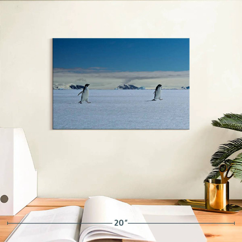 Crowle Marching Penguins, 8" H x 12" W