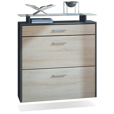 Mccarroll 16 Pair Flip Down Shoe Storage