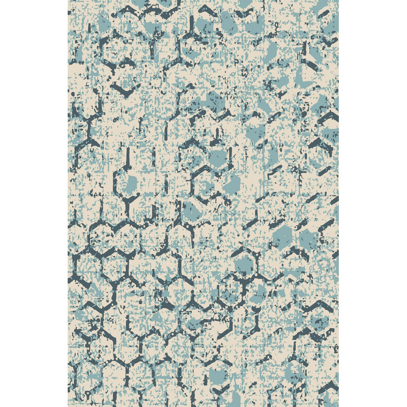 Premium Hall Carpet (3.3 x 6.6 ft), 100% Polyester, 0.4 in Pile Height | Antibacterial, Non-Slip PVC Dot Underside | Machine Washable, 3D Digital Printing | Ideal for Living Room, Bedroom, and Entryway Decor