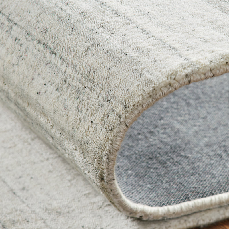 Chino Hand-Woven Area Rug, Rectangle 7'6" x 9'6", Greige