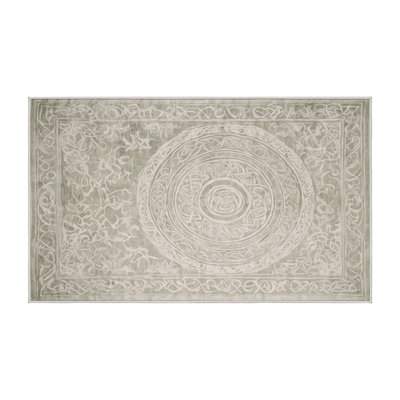 Machine Washable Beige Area Rug