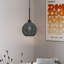 Mini-luminaire suspendu noir 1 lumière Albrechtice