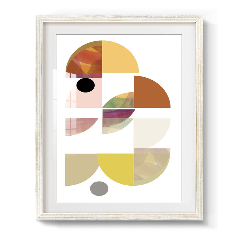 Dorset Shapes IV - Impression encadrée, H 28,5 po x l 20,5 po, Blanc