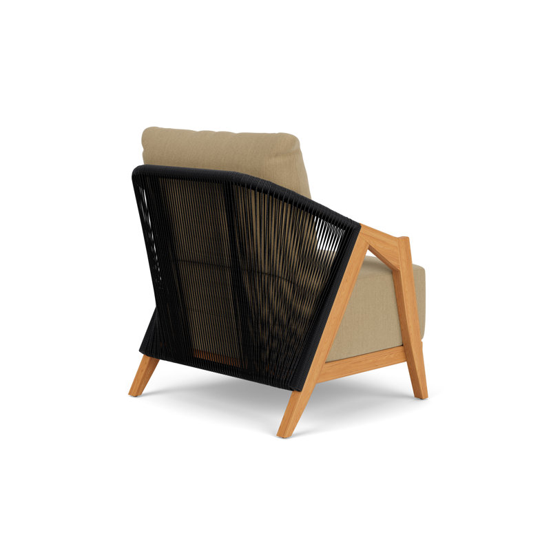 Alpine Outdoor Teak Armchair, Loveboat Saffron