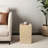 Latitude Run® Beige Concrete Accent Table - Durable 19" Square Home Decor Piece For A Modern Touch To Any Room