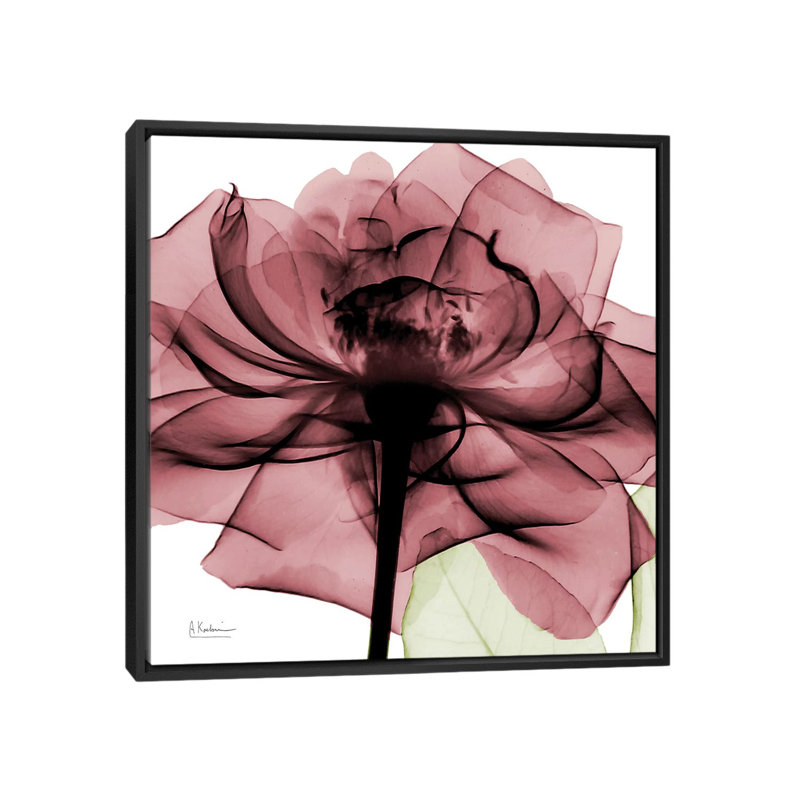 «Chianti Rose II» par Albert Koetsier - Estampe numérique sur toile tendue avec châssis, H 18 po x l 18 po x P 1,5 po