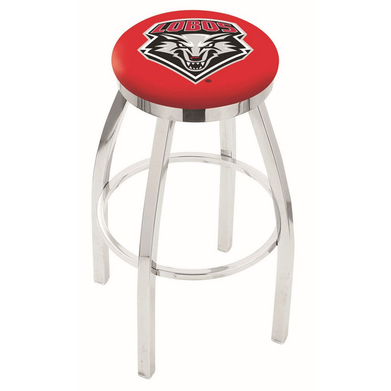 Tabouret de bar et de comptoir pivotant NCAA, Nouveau-Mexique, Tabouret de bar (siège d'une hauteur de 30 po)