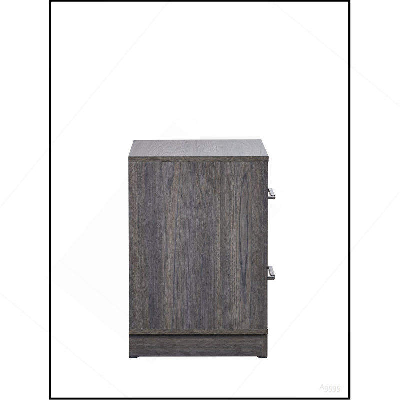 Aberdeen G02500-N Nightstand , Gray/Oak
