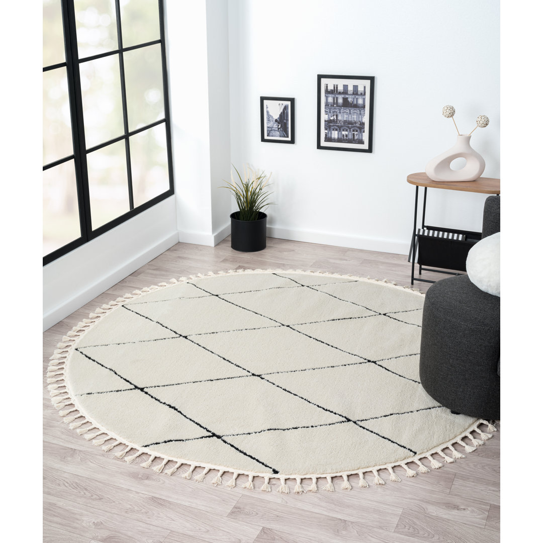 Teppich Fantasy Tapis weiß