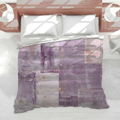 Layered Abstract Texture Comforter