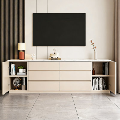 Meuble télé simple et élégant avec rangement