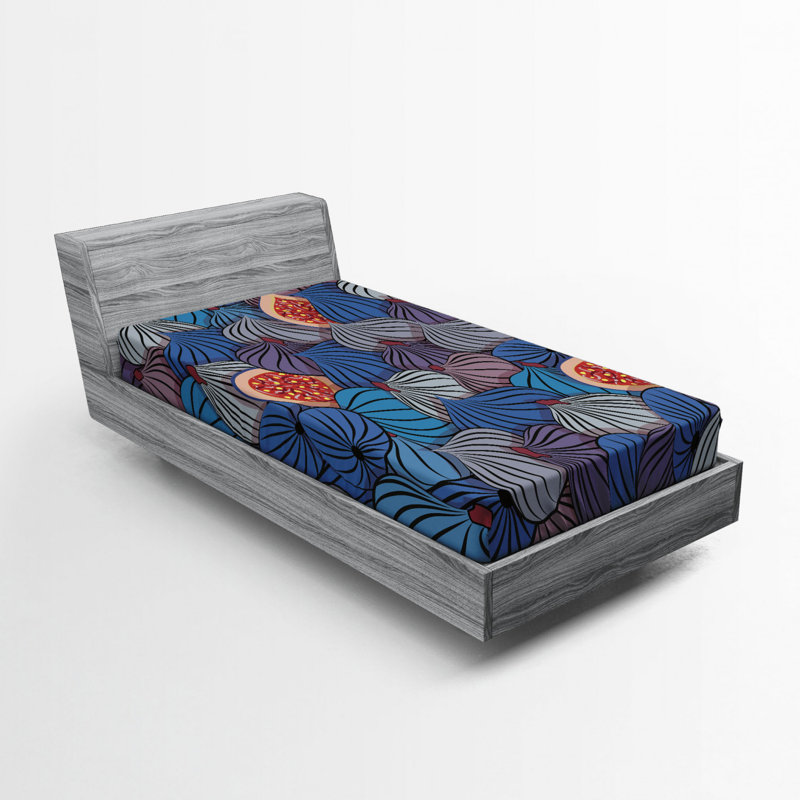 Fruit Microfiber Fitted Sheet, Twin Fitted Sheet