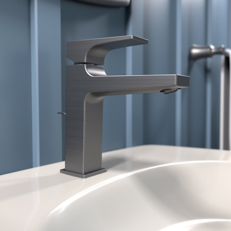 Hansgrohe Metropol Single-Hole Faucet 110 with Lever Handle and Drain Assembly, 1.2 GPM, Polished Nickel