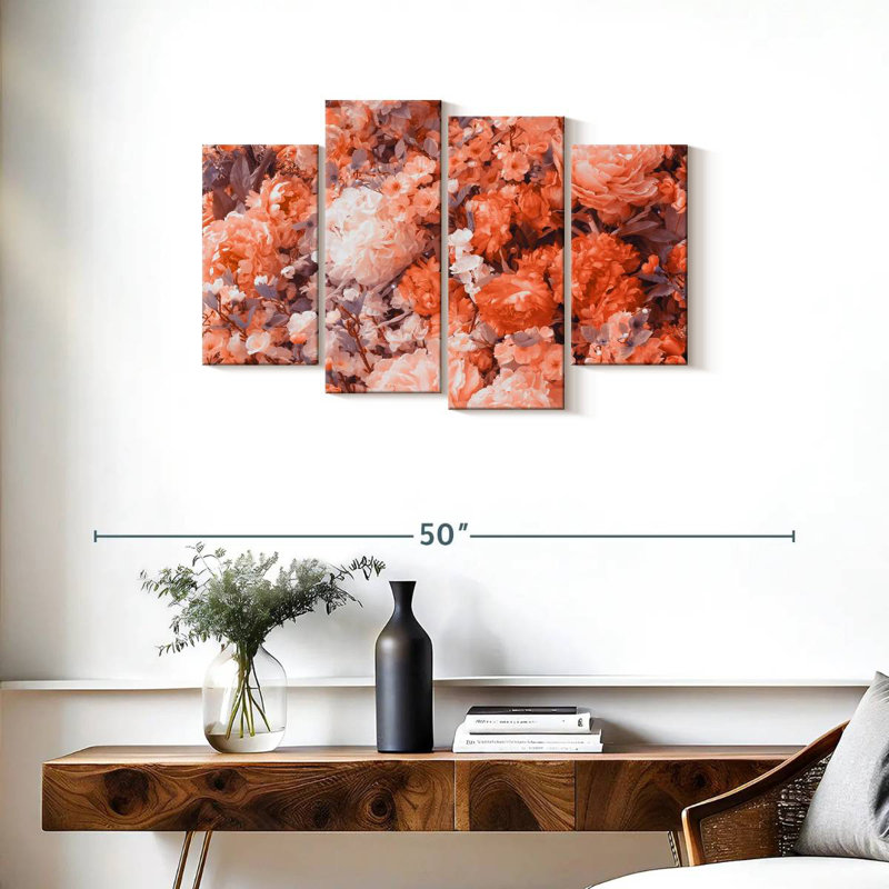 Harnek allure de fleur de pantone, H 22 po x l 36 po