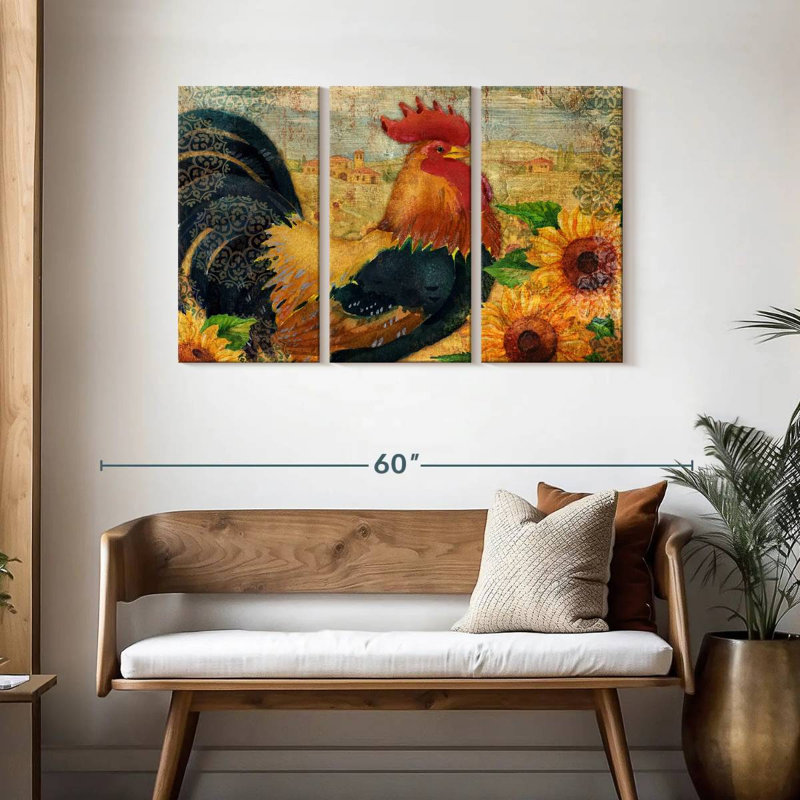 Brampt Sunflower Roost, 28" H x 45" W