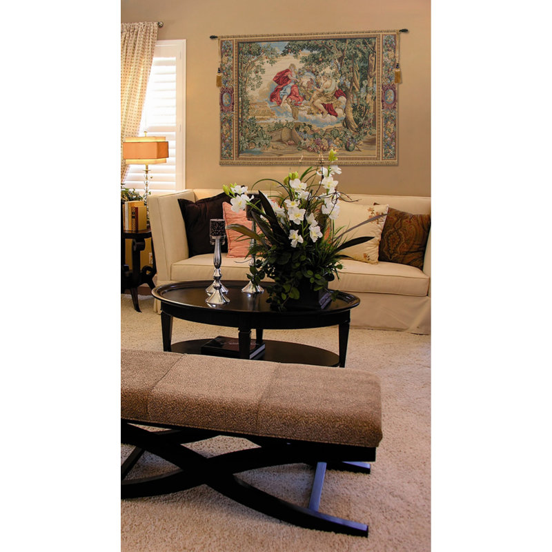 Italian Loom Woven Cotton Blend Wall Hanging