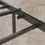 Structure de lit plateforme en métal avec fonction de charge et tête de lit rembourrée élégante, gris confortable pour le repos dans la chambre à coucher-658156513-658156527