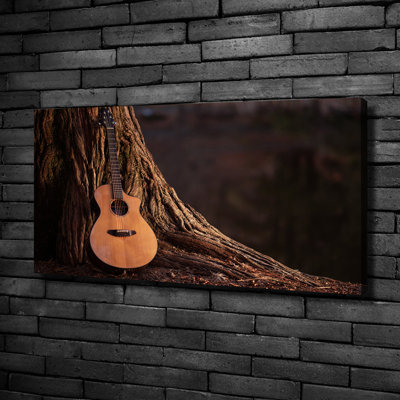Acoustic Guitar - Wrapped Canvas Print