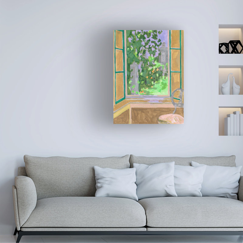 Art mural sur toile tendue - Melissa Wang "A siège pour printemps II", décoration murale pour le salon, la chambre à coucher ou le bureau - 24 x 32