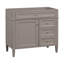 Meuble-lavabo de salle de bain 36 po sans lavabo supérieur, armoire de rangement moderne avec 2 tiroirs et tiroir escamotable-110413169-110413172